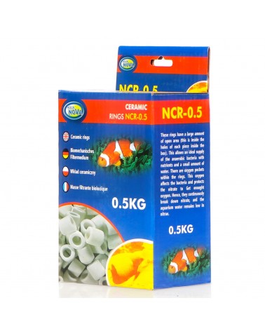 Aqua Nova Ceramic Rings NCR-0.5 - wkład ceramiczny 0,5kg